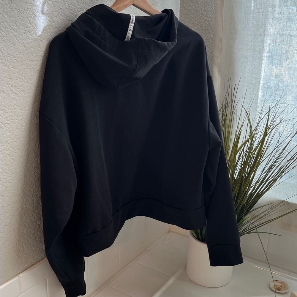 Puma Women’s Black Pullover Hoodie - Picture 3 of 4